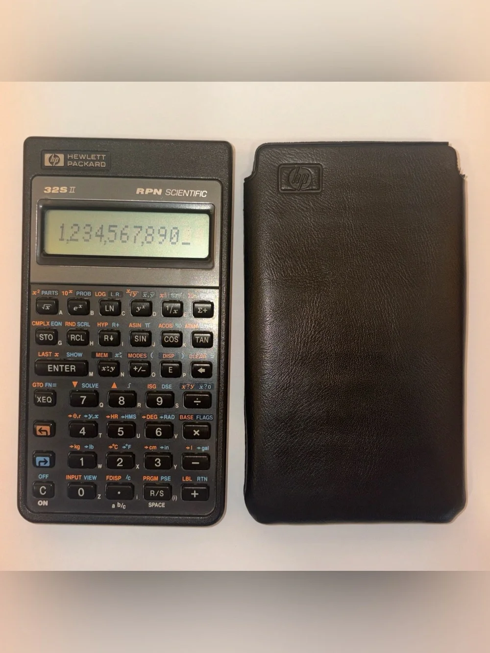 HP Hewlett Packard 32S II RPN Scientific Calculator w/ Case & Batteries TESTED